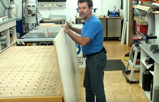 How to lift a full sheet of plywood on your own with ease