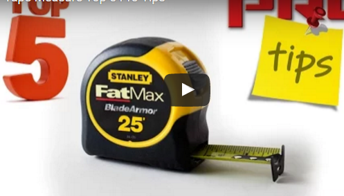 Tape Measure Top 5 Pro Tips Tape Measure Top 5 Pro Tips