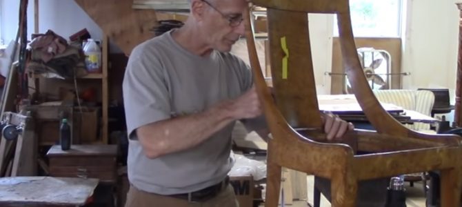 Restoring an Antique Gondola Chair Restoring an Antique Gondola Chair